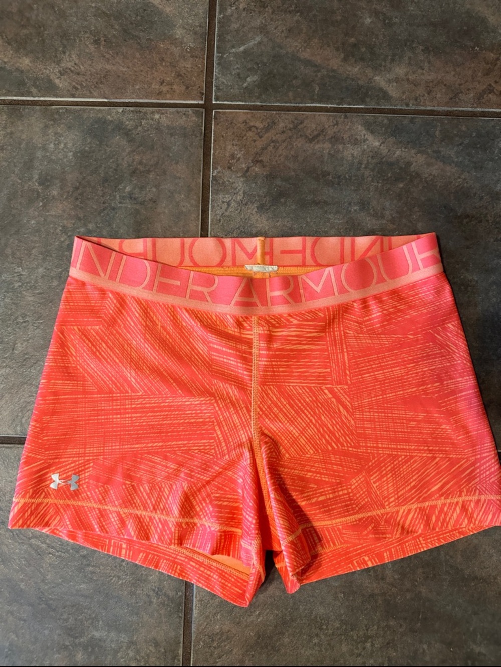 Under Armour Women’s Coral/Pink Athletic Shorts